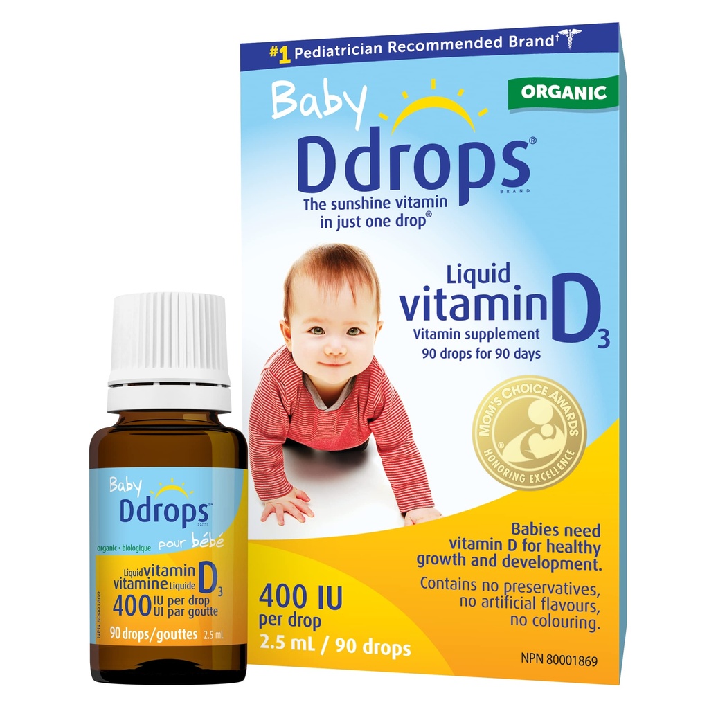D kvapky Detské kvapaliny Vitamín D (90 kvapky)