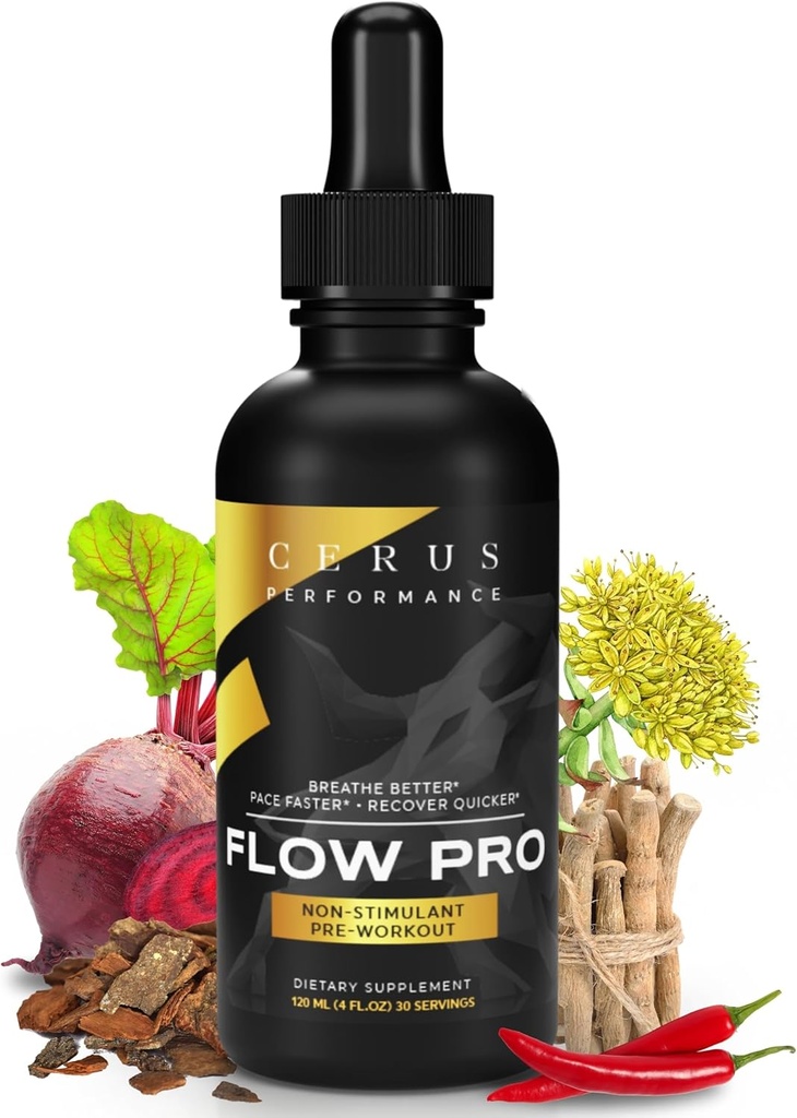 Cerus Performance Flow Pro stimulant-free Vytrvalosť pre-Workout 