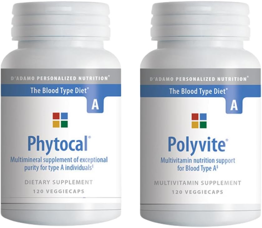 D'Adamo Personalized Nutrition - Optimal Health Stack (Krvný typ A)