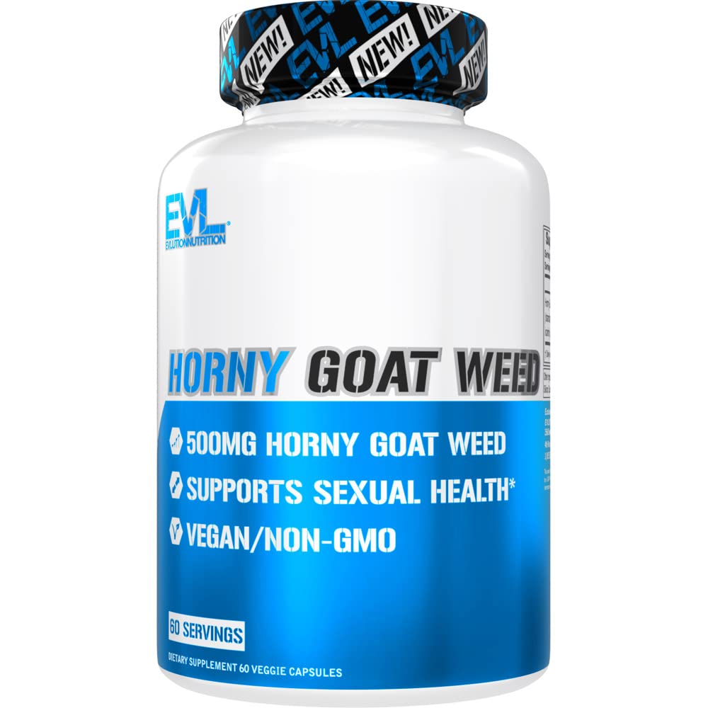 EVL Horny koza Weed pre mužov - oživujúce mužské zlepšenie doplnok pre výkon veľkosť energie a výdrž s rohatým kozím burinou extrakt - mužské Libido Booster testosterón doplnok pre mužov
