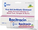 Globe Bacitracin Zinc 1 oz Tube, First Aid Antibiotic Ointment Helps to Prevent Infection in Minor cuts, scrapes and Burns