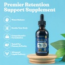 Rejuvica Health Hydrocin - Advanced Diurique Water Retention Suplement - Liquid Dodávka pre lepšiu absorpciu - Púpava, Uva Ursi, Juniper Berry, Zeler Seed, Zelený čaj a ďalšie!
