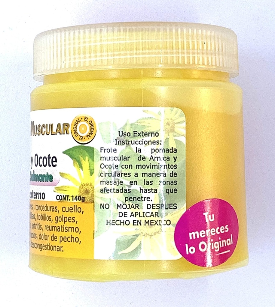 Svalové Pomade s harmančekom a Ocote Pine extrakty 140grs.