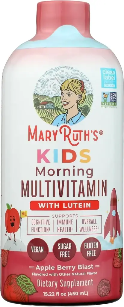 MaryRuth Organics Kids Liquid Morning Multivitamín pre deti 