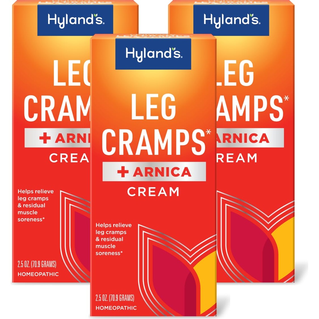 Hyland's Leg Cramps Ointment, Arnica Gel Leg Cramp Relief, 2,5 oz (Pack of 3)