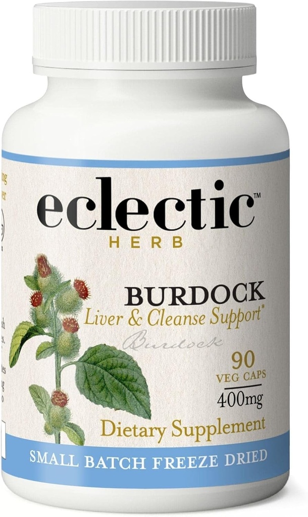 ECLECTIC INSTITUTE Raw Fresh Fresh Fresh Free Freeze-Dried Non-GMO Burdock 