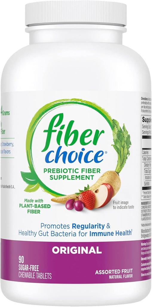 Fiber Choice Rozmanité ovocie 90 tabliet (Pack of 1)