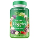 Superfood MD Veggie Supplement - 90 Veggie Capsules - Podpora energetickej hladiny, Beta karotén, vitamíny a minerály - sója bez - 90 Počet