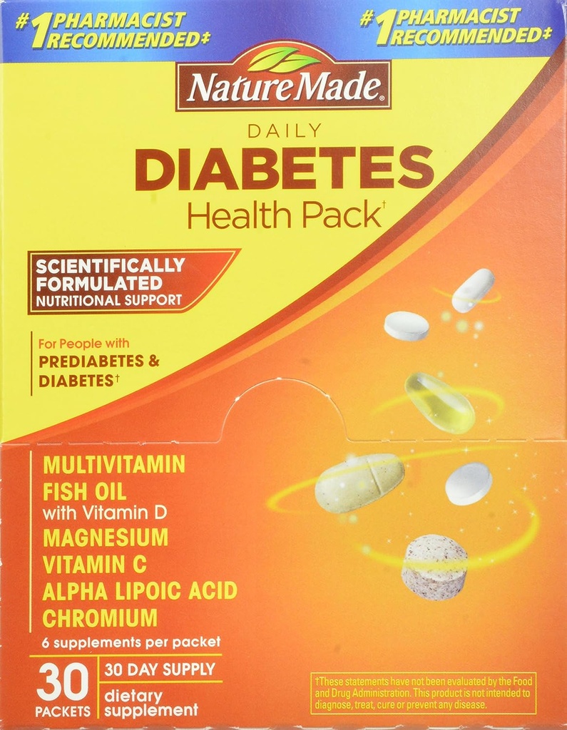 Nature Made Cukrovka Zdravie Balenie, 30-Count