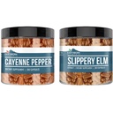 Pozemné prvky Cayenne Pepper & Slippery Elm Bundle (200 kapsúl Každá) Čistá a neriedená, žiadne doplnkové látky