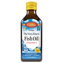 Carlson - Veľmi najjemnejší rybí olej, 1600 mg Omega-3s, Liquid Fish Oil Supplement, Nórsky rybí olej, Wild-Caught, Udržateľne Zdroj Fish Oil Liquid, Citrón, 200ml, 6.7 Fl Oz