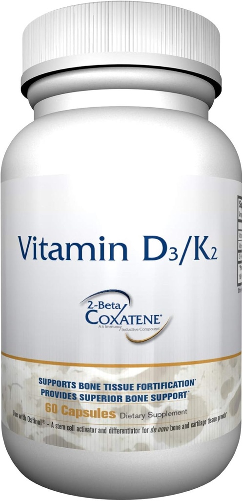 ZYCAL vitamín D3/K2 doplnok (60 kapsúl), zlepšiť vaše kosti a spoločné zdravie, podpora superior kosti, podporovať zdravú funkciu, zvýšiť imunitný systém, non-GMO, bez lepidla