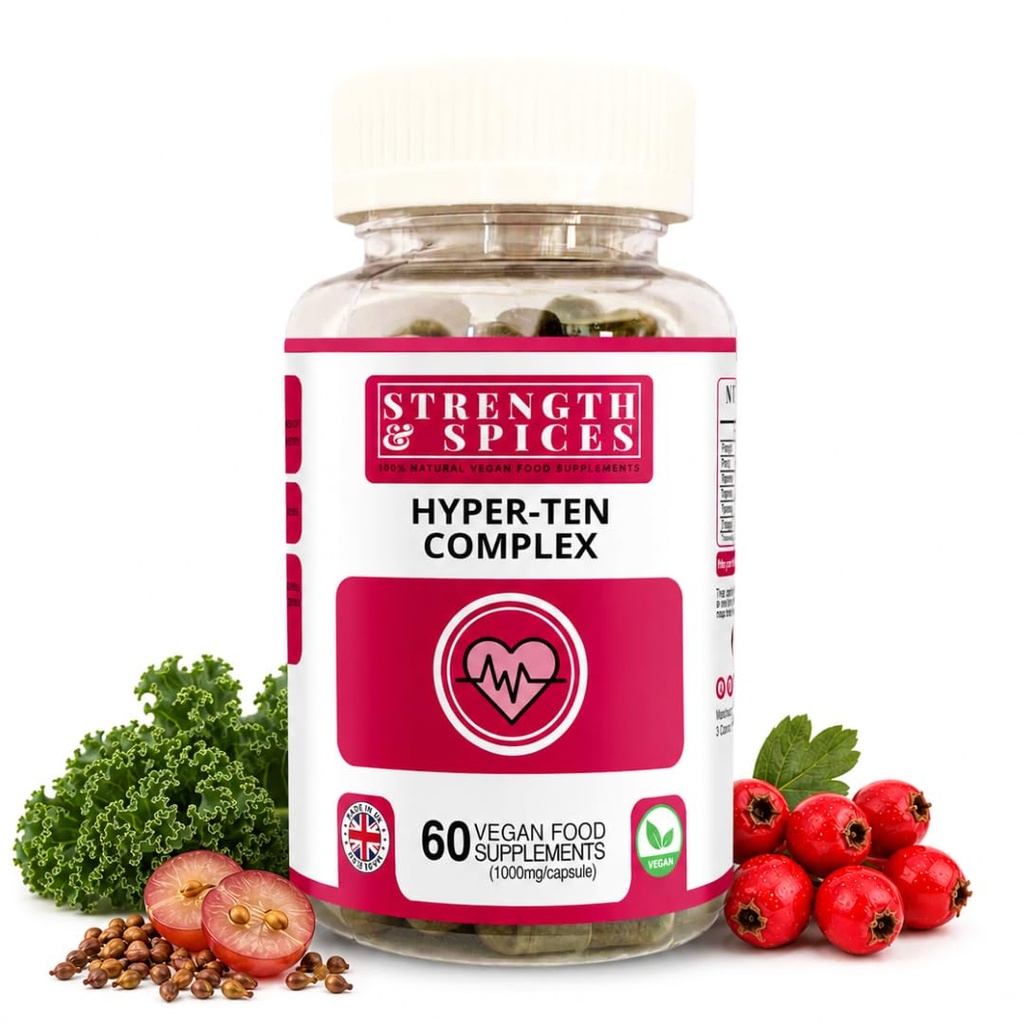 Sila & korenia Hypertensupport 100% Natural Supplement for Immune System & Heart Health 