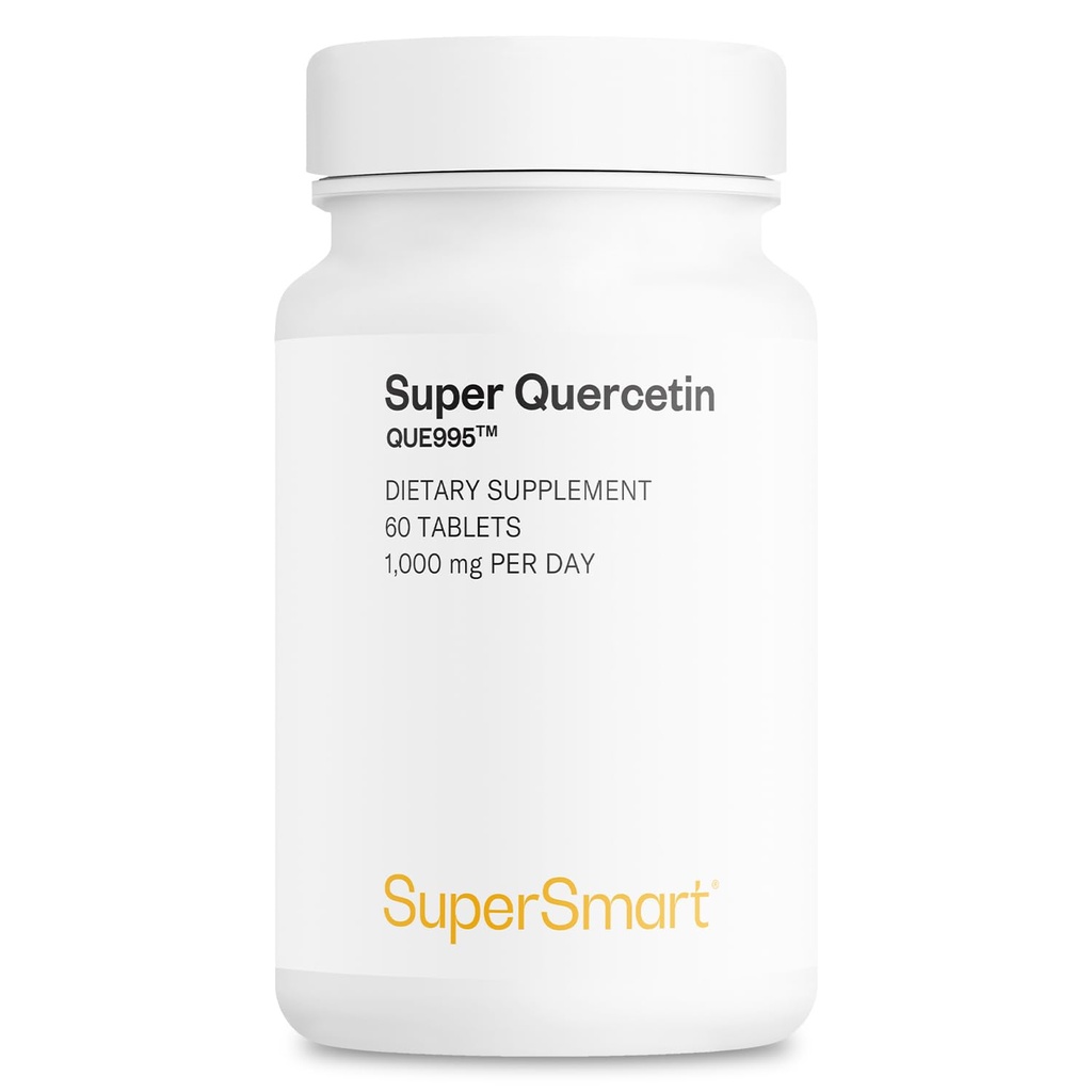Supersmart - Super Quercetin 1000 mg za deň (Patented QU995) - Vysoká čistota Quercetin Supplement - Natural Bioflavonoids 