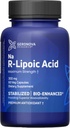 Geronova Research Bio-Enhanced R-Lipoic Acid, 300 mg Kapsule - 2 mesiace Zásoba - Stabilizovaný R Alpha Lipoic Acid so zvýšenou absorpciou - R Lipoic Acid Supplement - 60 Počet
