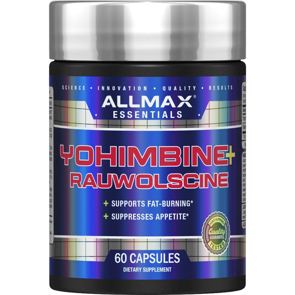 ALLMAX Essentials YOHIMBINE + RAUWOLSCINE - 60 Kapsule - Podporuje spaľovanie tukov a pretlaky chuť k jedlu - 60 Servisov