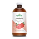 Lifetime Bone Support, Calcium Citrate, Magnézium Citrate and Vitamín D-3, Relaxation, Bone and Muscle Support Formule, Easy Absorbtion, Made Without Dairy and Gluten Free, Jahodová aróma, Približne 32 Servings, 16 FL OZ