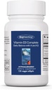 Allergy Research Group Vitamín D3 Kompletný - Vitamín D3 a K2 doplnok, denná bilancia, s vitamínom A, DeltaGold Tokotrienoly, vysoká potencie, Veggie Softgels - 120 Počet