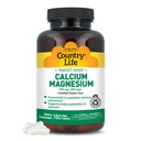 Krajina Život Target-Mins kalcium Magnézium Complex - 1000 mg vápnika, 500 mg horčíka, Gluten-Free doplnok pre zdravie kostí