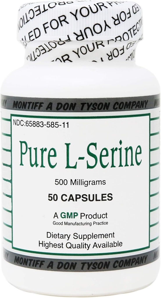 Čistý L-serín 500 mg 50 Počet