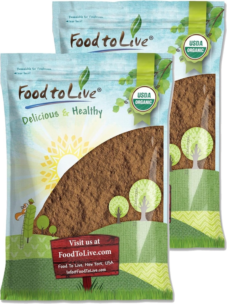 Organic Red Reishi Mushrom Powder, 12 libry  Bohaté na antioxidanty a živiny. Non-GMO. 100% čistý. Skvelé pre Smoothies. Kosher