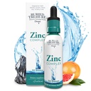 Pochovaný komplex pokladu Zinok kvapky - 30 Servivné, 2 fl oz, Efektívne a biologicky dostupné Ionic Zinok doplnok