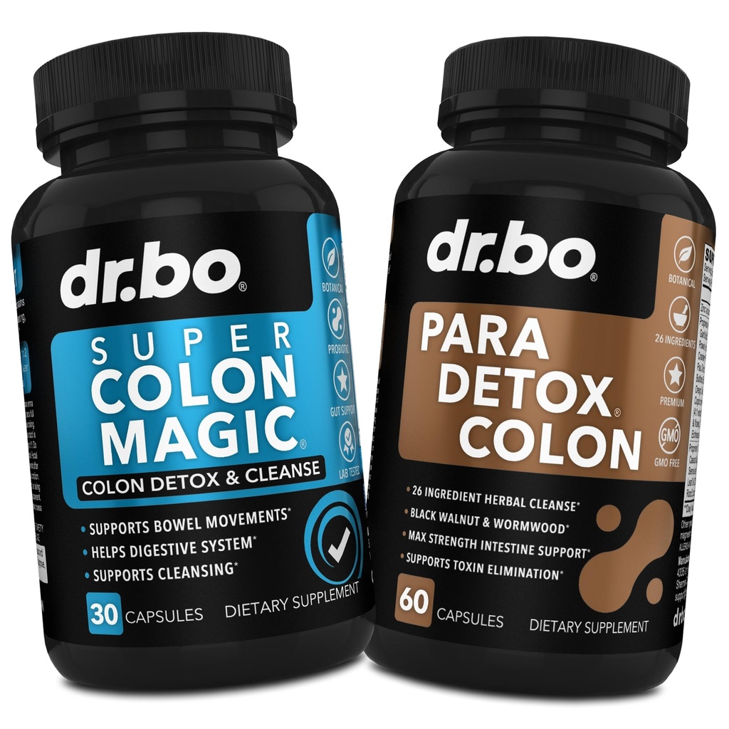 Cleanser Colon Detox & Body Cleanse - 15 Day Colon Cleanse Pills with Probiotic & Intestinal Guard Cleanser - Poop Bowel Movement Supplements for Intestinal Žalúdočné Bloating Gut Loss Support