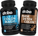 Cleanser Colon Detox & Body Cleanse - 15 Day Colon Cleanse Pills with Probiotic & Intestinal Guard Cleanser - Poop Bowel Movement Supplements for Intestinal Žalúdočné Bloating Gut Loss Support