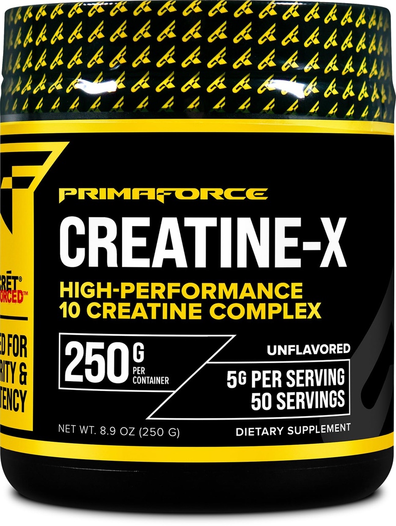 Primaforce Creatine-X 250 Grams - High-Performance 10 Kreatín komplex - Neochutené
