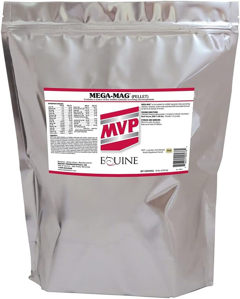 Mega-Mag (10lb) Vyvážené multivitamínové/minerálne doplnky pre lucernové seno