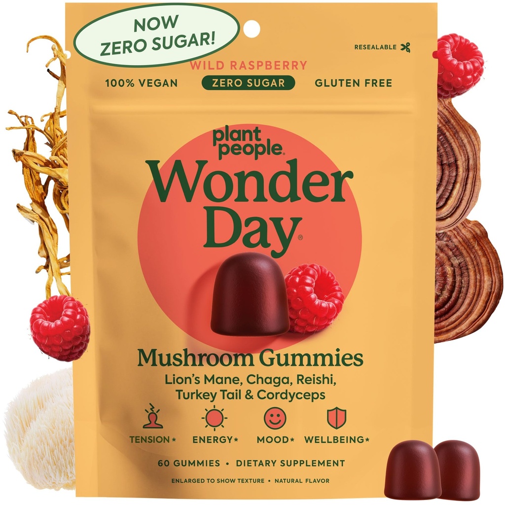 Plant People Wonderday Mušroom Gummy - Lion