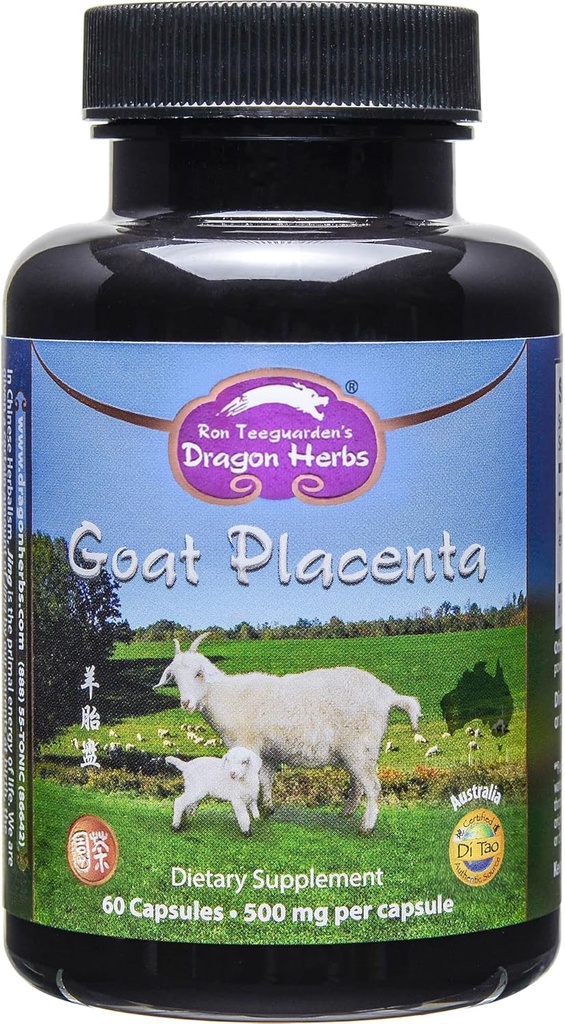 Dragon Herbs - Koza Placenta Kapsule - 500 mg - 60 Kapsule
