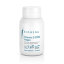 Biogena Vitamín D 2000 Vegan Formula - Sun Vitamín D3 Doplnok pre Vápnik Absorpcia, Imunitná podpora - 60 Kapsule **
