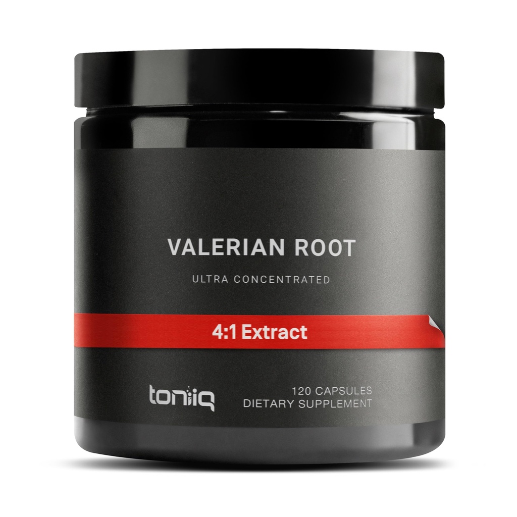 Valerián Root Kapsule - Ultra vysoká potencie 4:1 extrakt - vysoko koncentrované - Tretej-Party Lab testované - 120 Kapsule