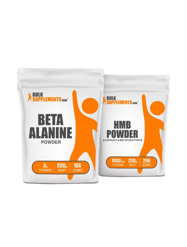 BulkSupplements Beta Allanine 500g + HMB 250g Bundle