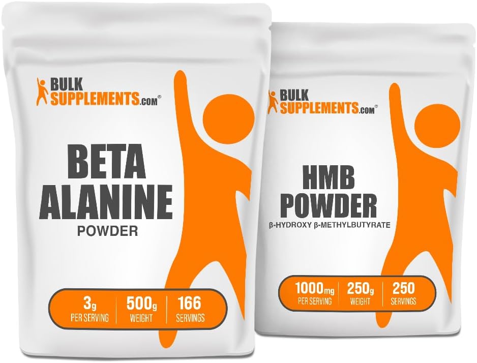 BulkSupplements Beta Allanine 500g + HMB 250g Bundle