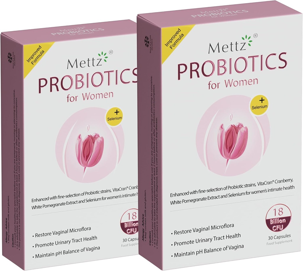 Vaginálne probiotiká pre ženy pH Balance with Lactobacillus Probiotic & Cranberry, White Pomegranate, Women's Vaginal Health Supplement, Healthy Vaginal Odor & Vaginal Flora, 30Ct (Pack of 2)