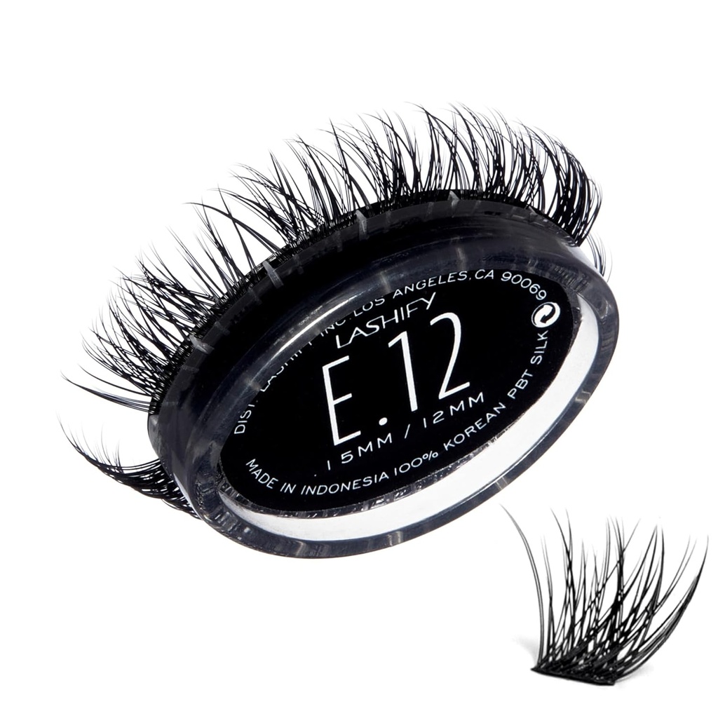 Lashife Extreme 12mm Gossamer DIY predĺženie rias znovu naplniť, čierna, jednoduché falošné Lashes pridať tremendous objem