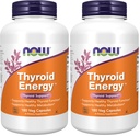 TERAZ Potraviny Doplnky, tyreoid EnergyTM, jód a tyrozín Plus selén, zinok a meď, 180 Veg kapsuly (Stock of 2)