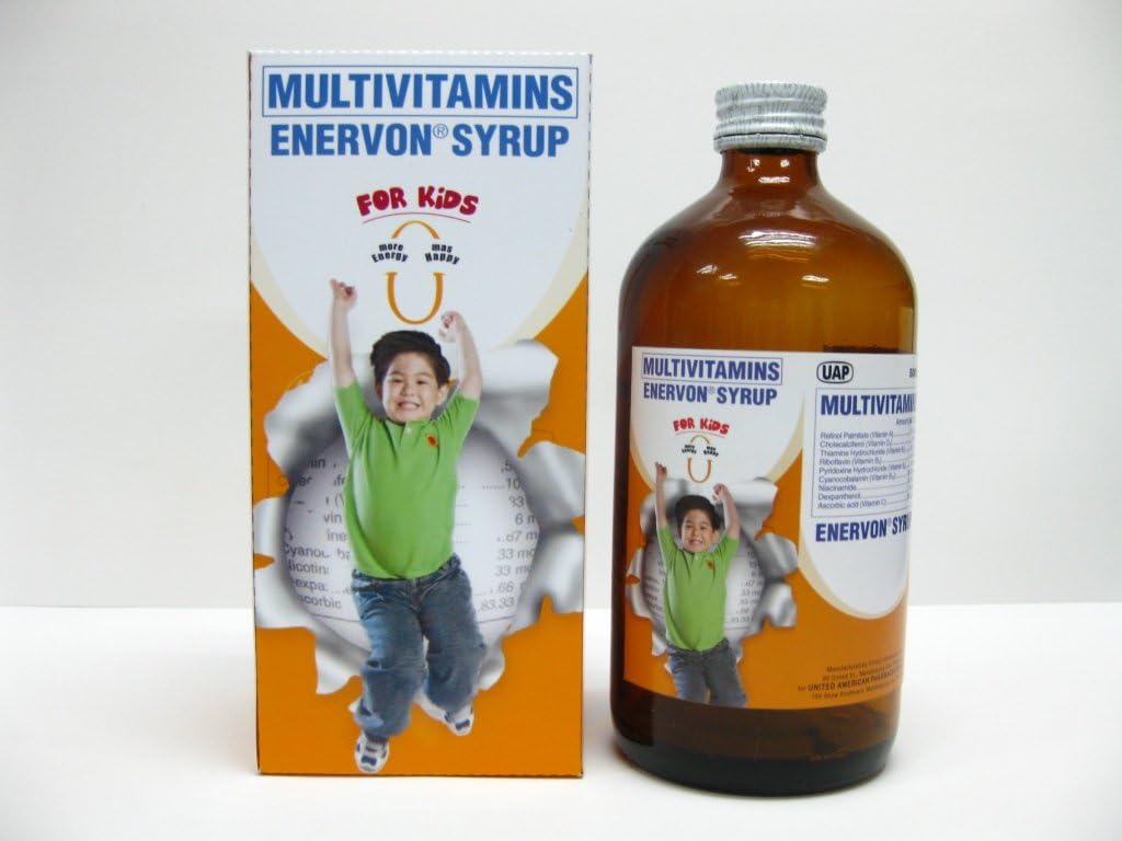 2 Enervon Sirup Multivitamíny (2 x 120 ml)