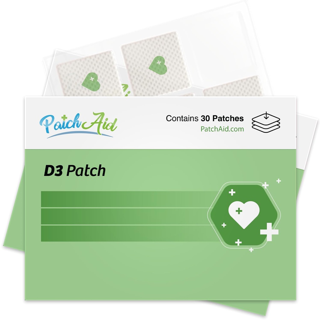 PatchAid D3 Topická patch 30-dňová dodávka