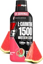PROSUPPS L-karnitín Tekutina 1500, Stimulant-bez kvapaliny Shoty pre mužov a ženy - Čistá predprášok nápoj pre energiu, Výkon a svalová obnova - bez cukru, bez karbov - 31 Slúži, Vodový melón Candy