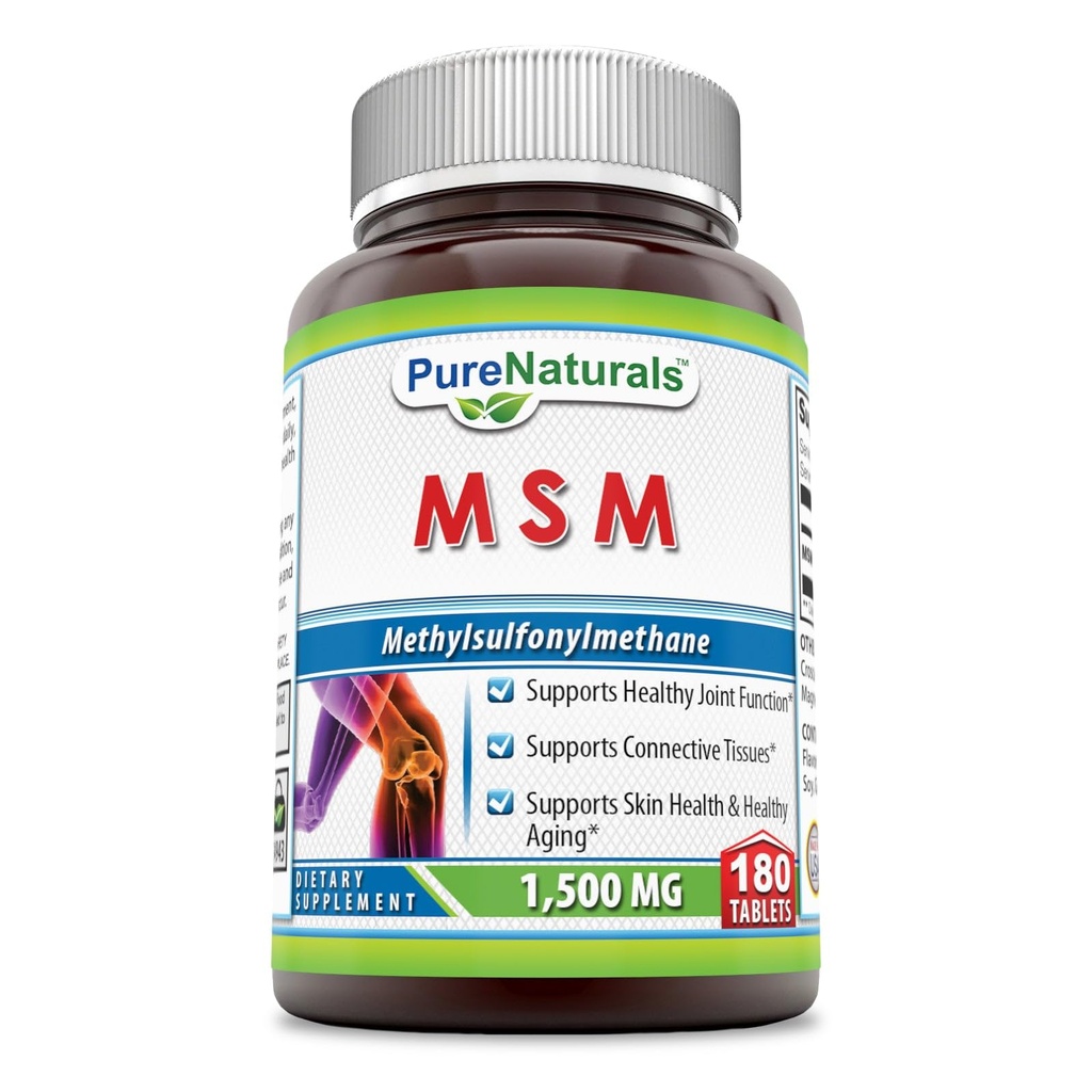 Pure Naturals MSM (Methylmethane) Supplement 