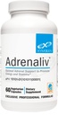 XYMOGEN Adrenaliv - Adrenal podpora doplnok na podporu reakcie tela na stres, podporovať energiu a vytrvalosť - Rhodiola Rosea, Eleuthero, Adrenal Complex, sladké drievko, vitamín B6 (60 kapsúl)