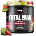 REDCON1 Total War Pre Cvičenie, Jahodový Kiwi - L Citrulline, Malic Acid, Zelený čaj Leaf Extract for Pump Boosting Pre Cvičenie pre ženy a mužov - 3.2g Beta Alanyne znížiť vyčerpanie (30 Servings)