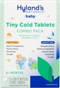 Hylands Baby Tiny Cold Tablets, Day and Night Value Pack, Infant and Baby Cold Medicine, Decongestant, Runny Nose and Cough Relief, 250 Quick-Disolving Tablets