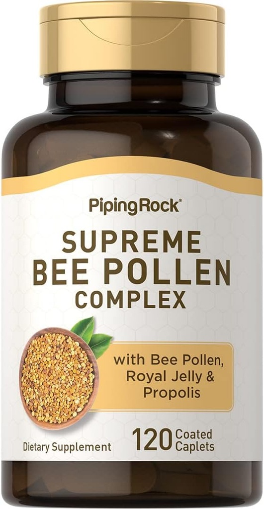 Piping Rock Bee Pollen s kráľovskou želé a Propolis 