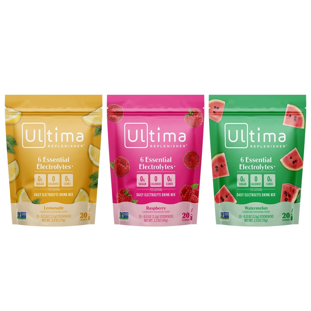 Ultima Replenisher Elektrolyte Powder Drink Mix Bundle 