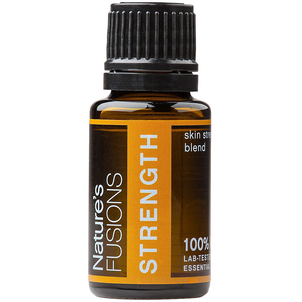 Prírodné fúzie sila, 100% Pure a Natural Essential Oil Blend pre Aromaterapia a Topické použitie, .5 Fl Oz (Stoj 1) (15 ml)